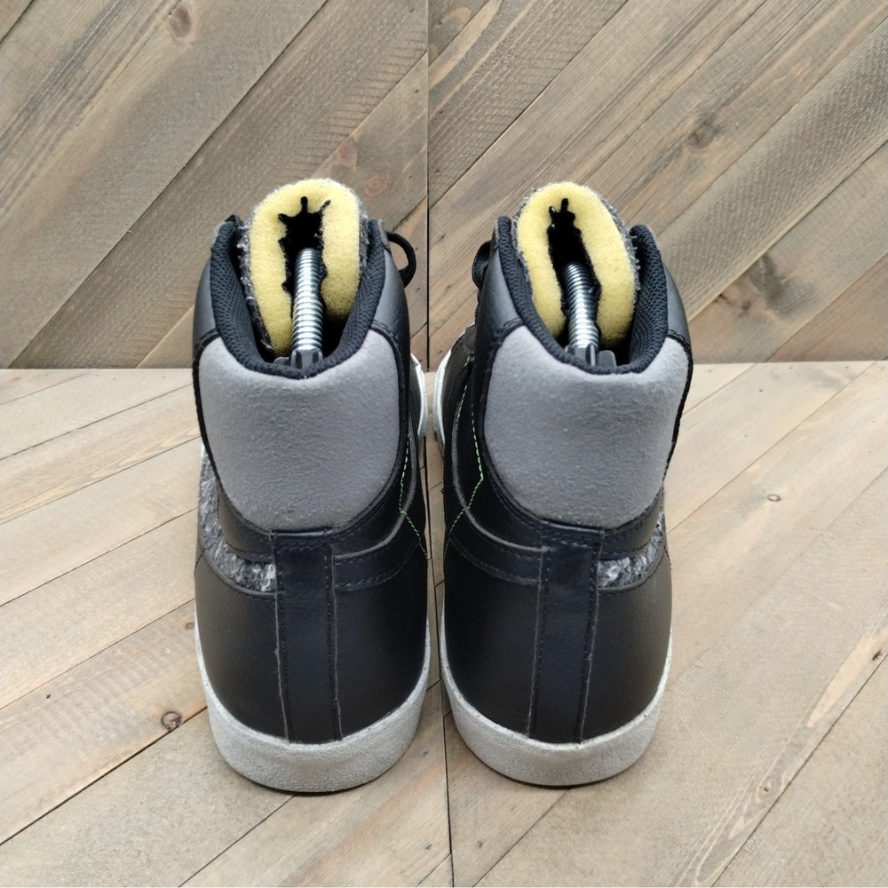 Nike Blazer Mid 77 Vintage Recycled Wool Pack Mens Size 12 Black Grey Sneakers - Picture 3 of 9